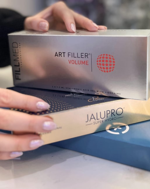 Productos de ácido hialurónico en la consulta